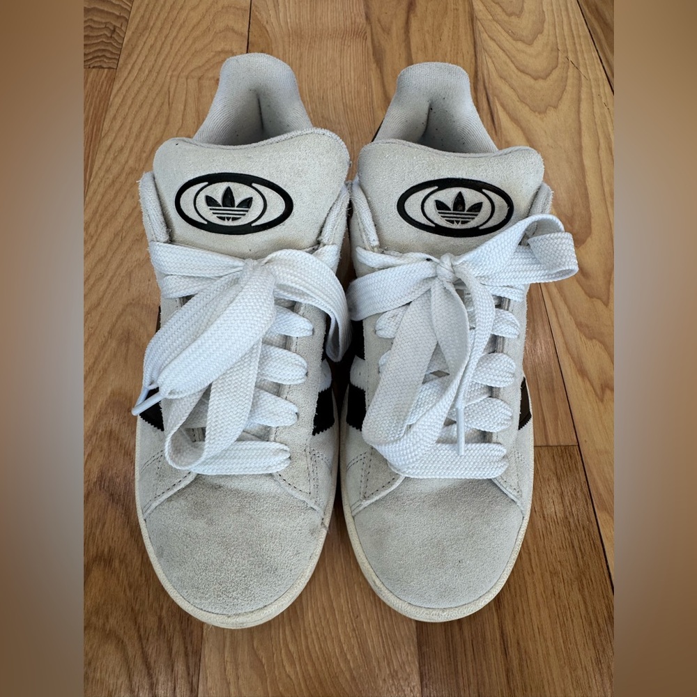 Adidas Original Campus 00s Crystal White Classic Sneakers Gently Worn - Picture 3 of 8